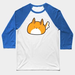 Pointy-Eared Dog Blob Baseball T-Shirt